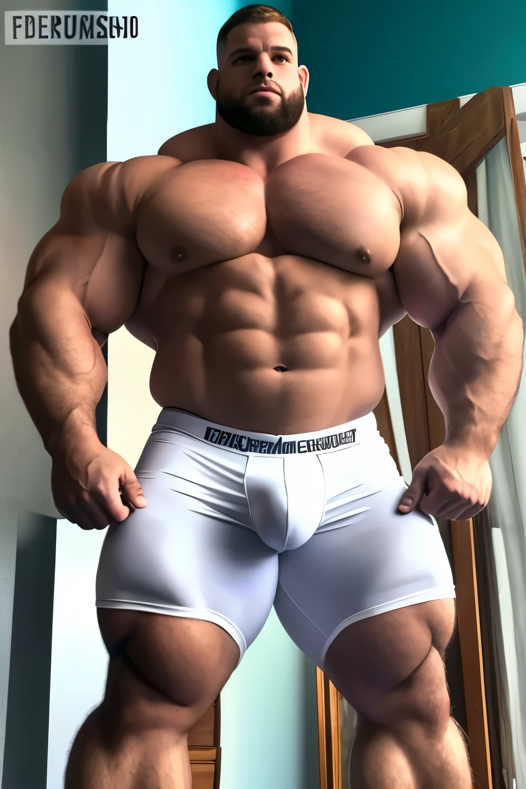 Zangief araffe man with purple shirt and tight blue pants with a large messy volume with obvious veins , with beard, Very beauthful. big muscles, big muscles, extremamente brawny, wearing purple undershirt, huge muscles, exaggeratedly large physique, big muscles, strong and imposing, huge muscles, muito brawny, huge shiny muscles, muito brawny, brawny, exaggerated muscular physique, big muscle, big biceps