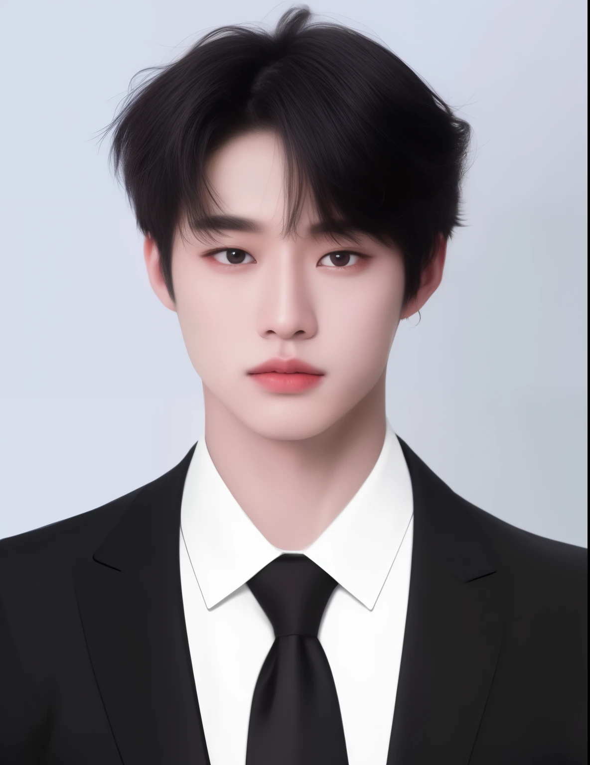 arafed man in a suit and tie posing for a picture, jung jaehyun, kim doyoung, yanjun chengt, headshot profile picture, a handsome man,black short hair, cai xukun, jinyoung shin, inspired by Yanjun Cheng, hyung tae, bladee from drain gang, inspired by Bian Shoumin, taejune kim, inspired by Zhang Han