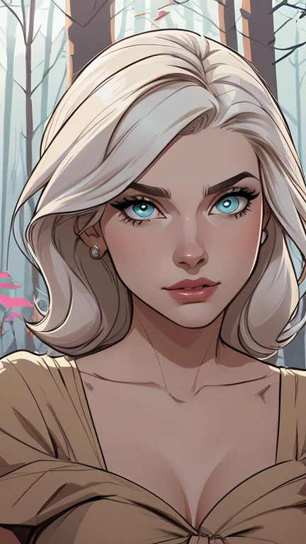 Personagem mulher ninja com marcas de guerras Imagem de desenho animado de uma mulher .cartoon style illustration, estilo de arte dos desenhos animados, estilo de arte dos desenhos animados, digital illustration style, design de personagens altamente detalhado, arte digital detalhada coragem, Forest fan art, Design de personagens de retrato, beautiful digital illustration, retrato de alta qualidade, Arte em quadrinhos, mulher jovem cabelo com transas lindas . Beautiful lined eyes Medium large bust and wonderful sexy clothes. image expression of sexual desire from the waist to the head illustration