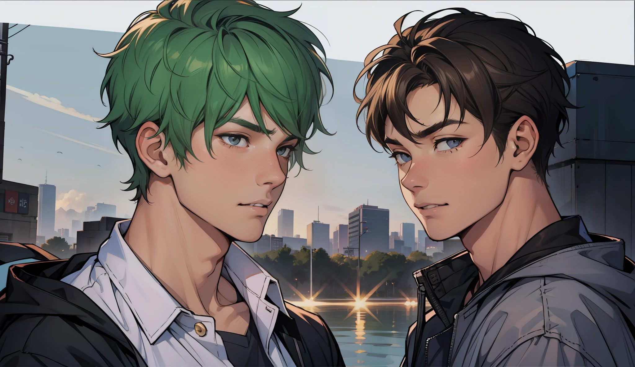 two cute 15 year old boys