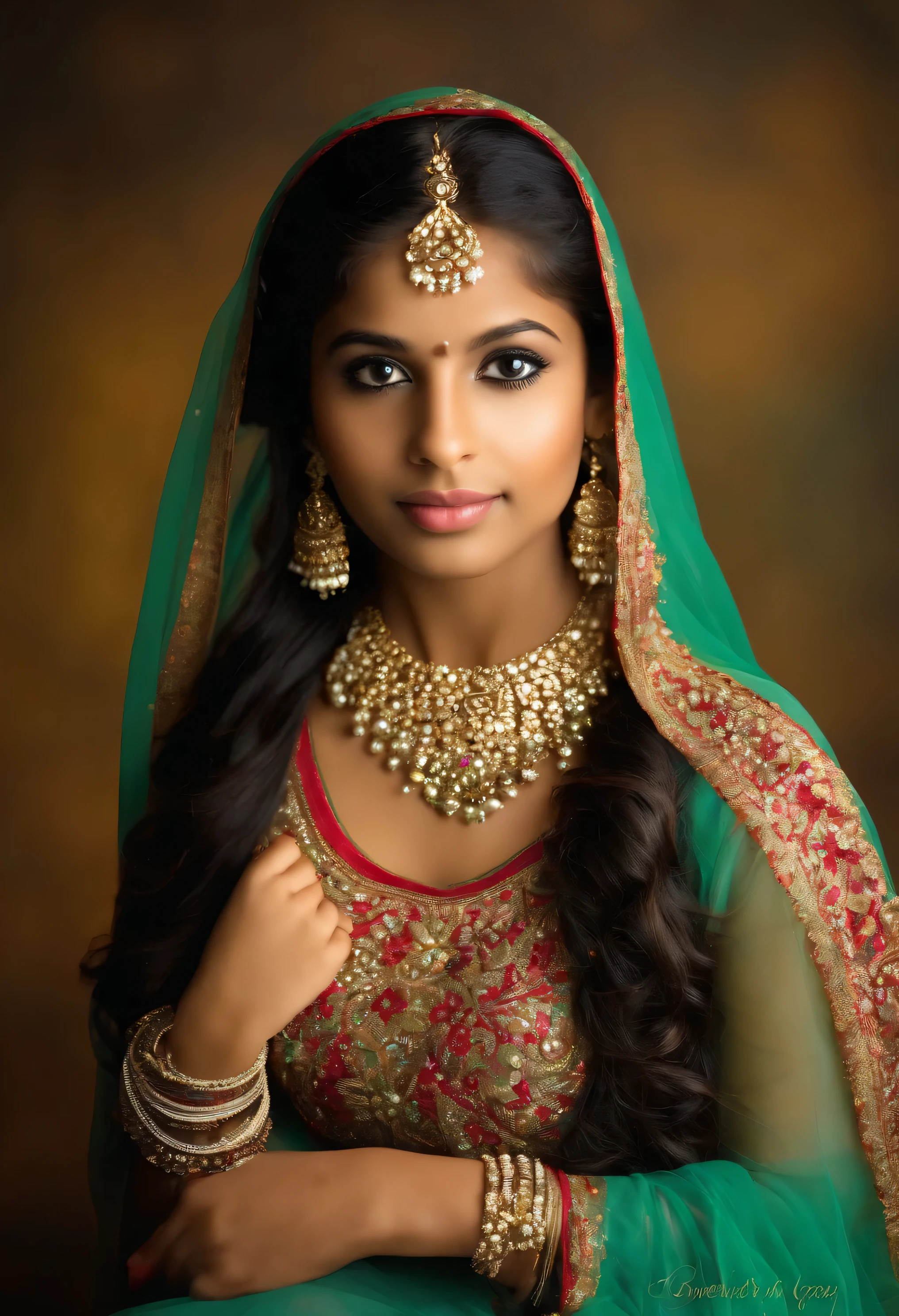 Cute modest exotic beautiful Indian  