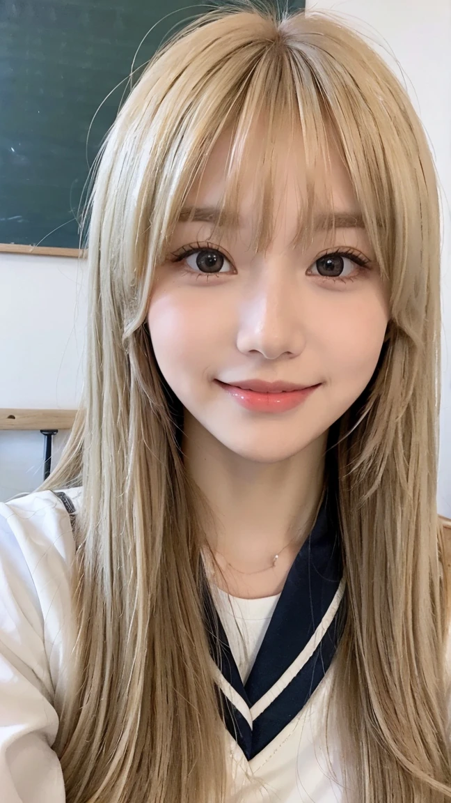 Blonde gal 、middle School girls、cute