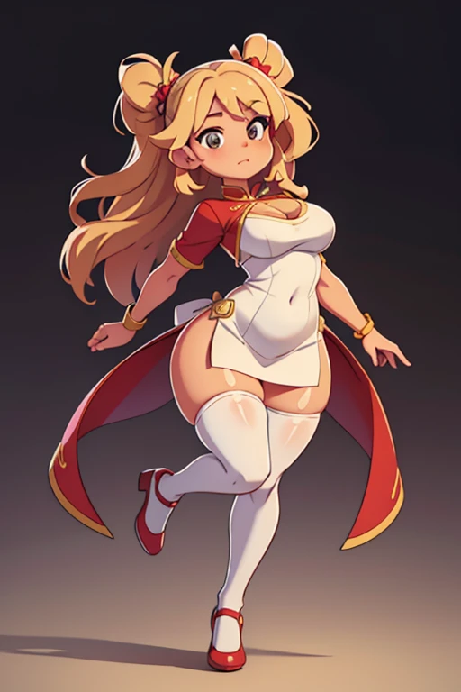 ultra high quality, hi res, beautiful, Adam, long blonde hair, blue eyes, holding a apple, staring at viewer seductively, colosseum background,((naked)), wearing only a leaf, morbidly obese,((femboy)), wide hips, hyper thighs, massive ass, hour glass body shape, full body, Record of Ragnarok,((male)), front view, standing