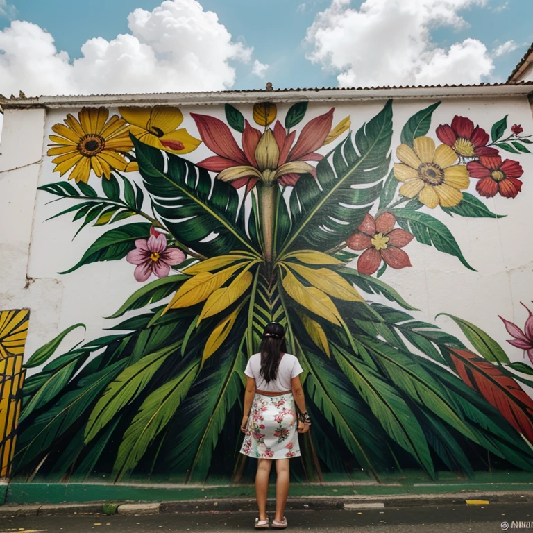 Filandia Flora Mural Quindío Colombia 