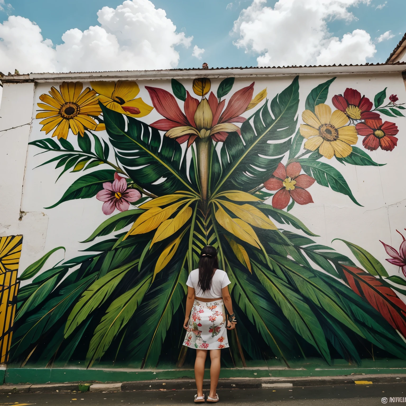 Filandia Flora Mural Quindío Colombia
