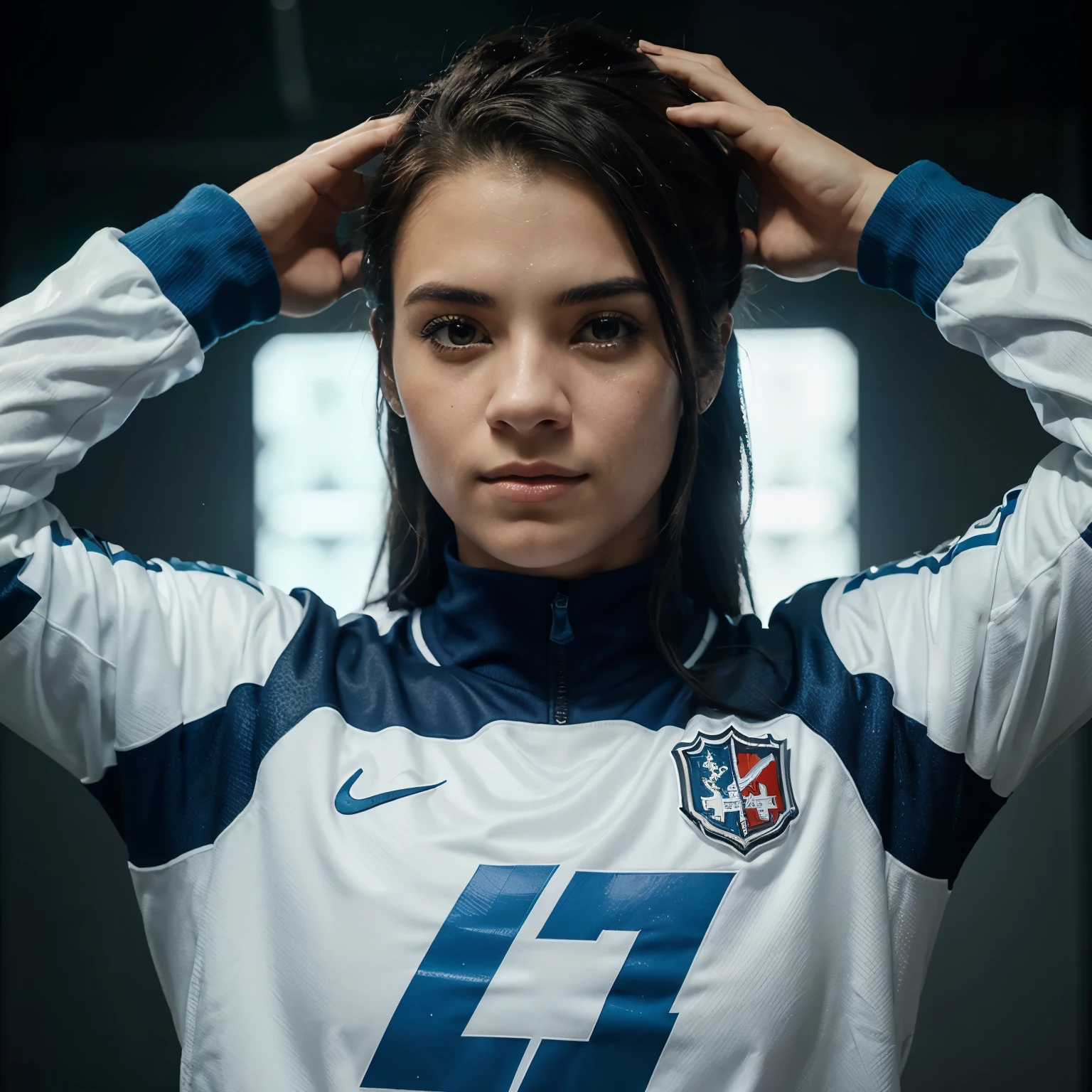 Crie um avatar para um jogador profissional de valorant chamado Frost