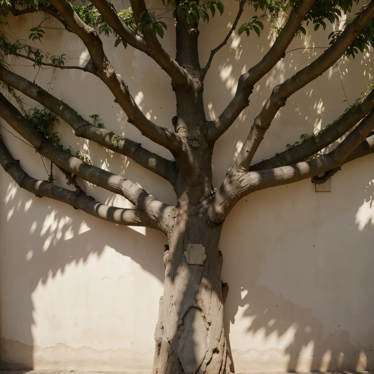 Arbol con la estetica del arte egipcio