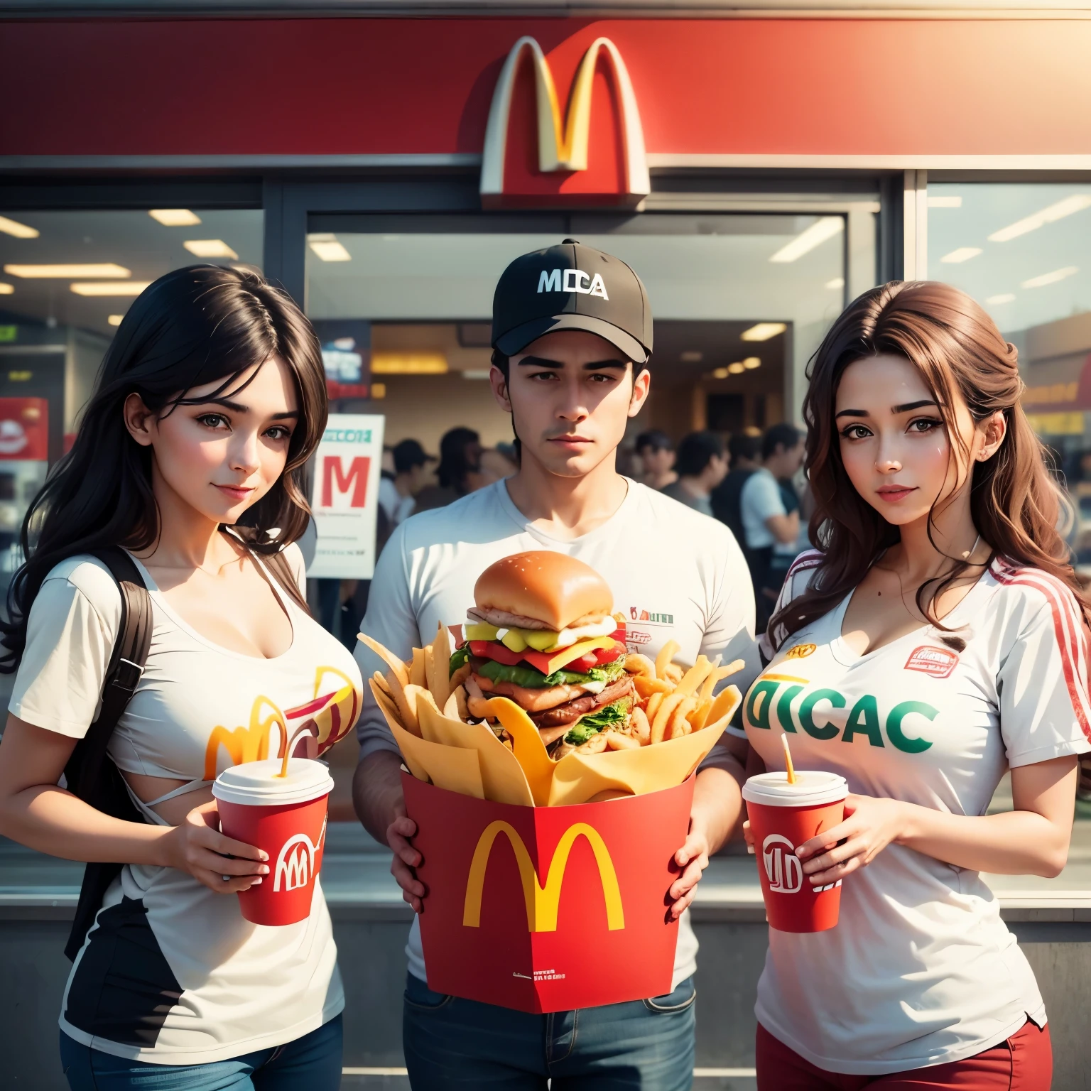 McDonaldizacion de la sociedad. Muchos McDonalds