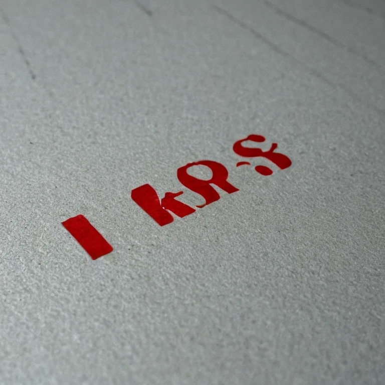A symbolic mark of risk.