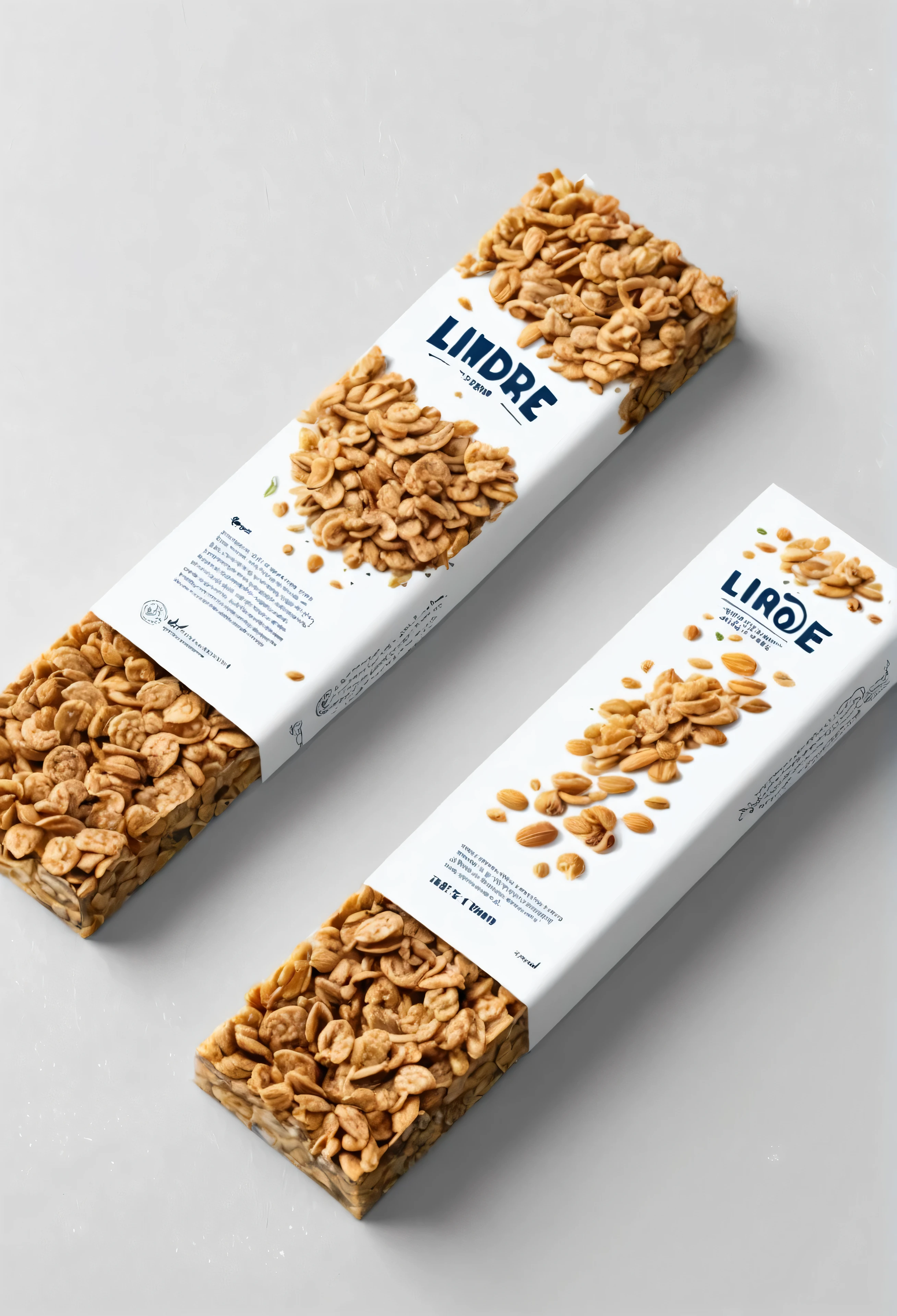 make the complete packaging and with another font