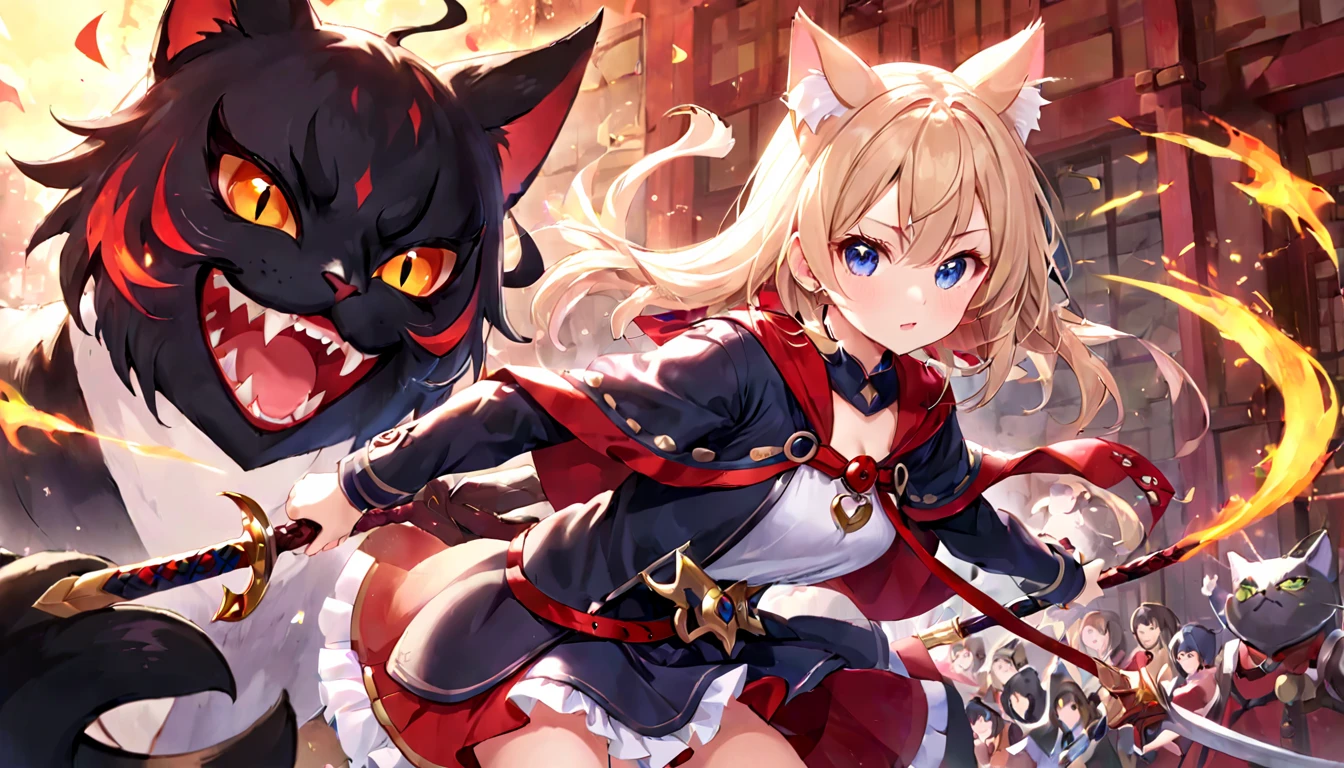 The girl who fights the demon king、Brave Girl、Cat ear