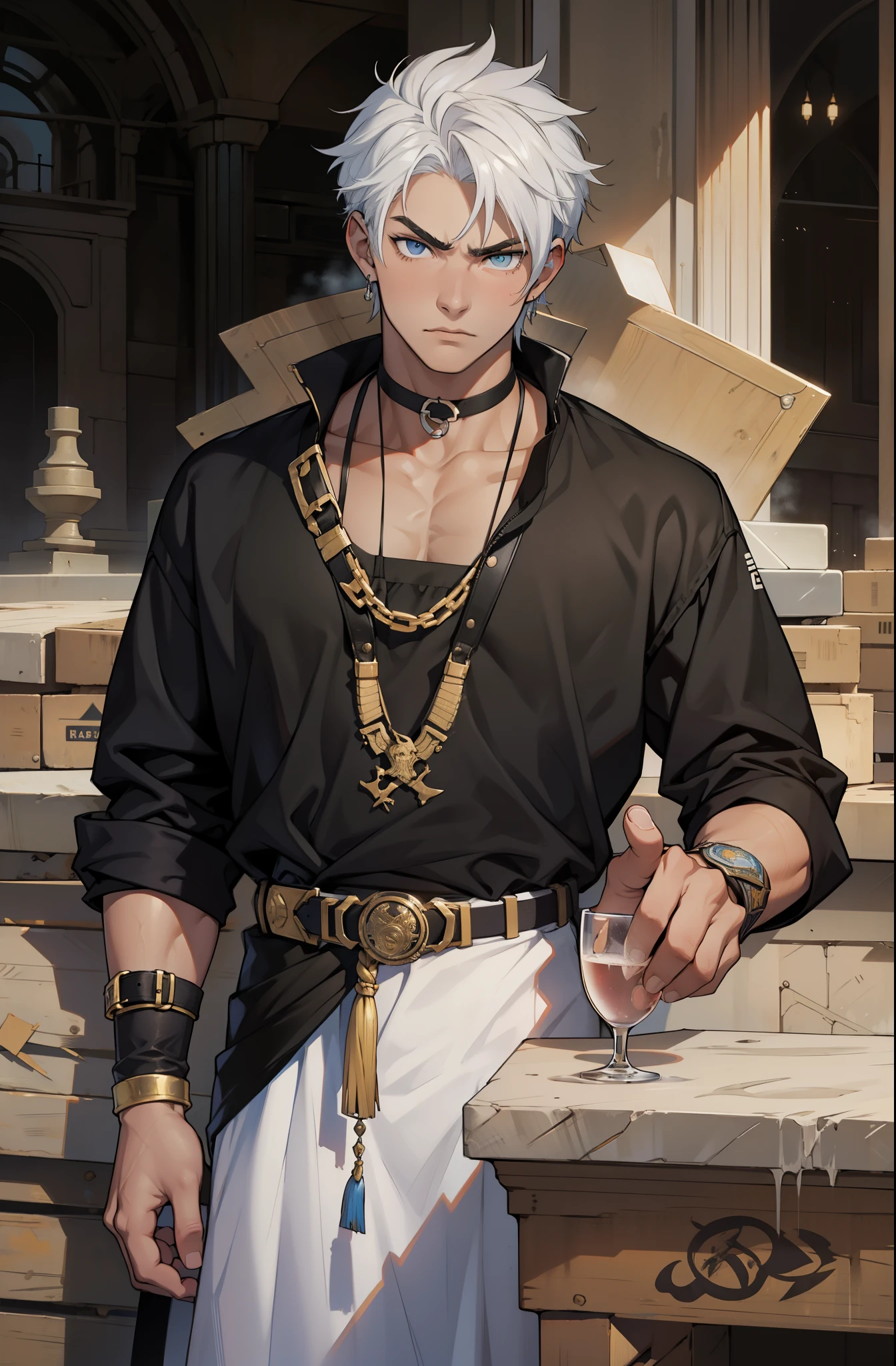 he's a 16 year old boy he's seriously bad intimidating powerful