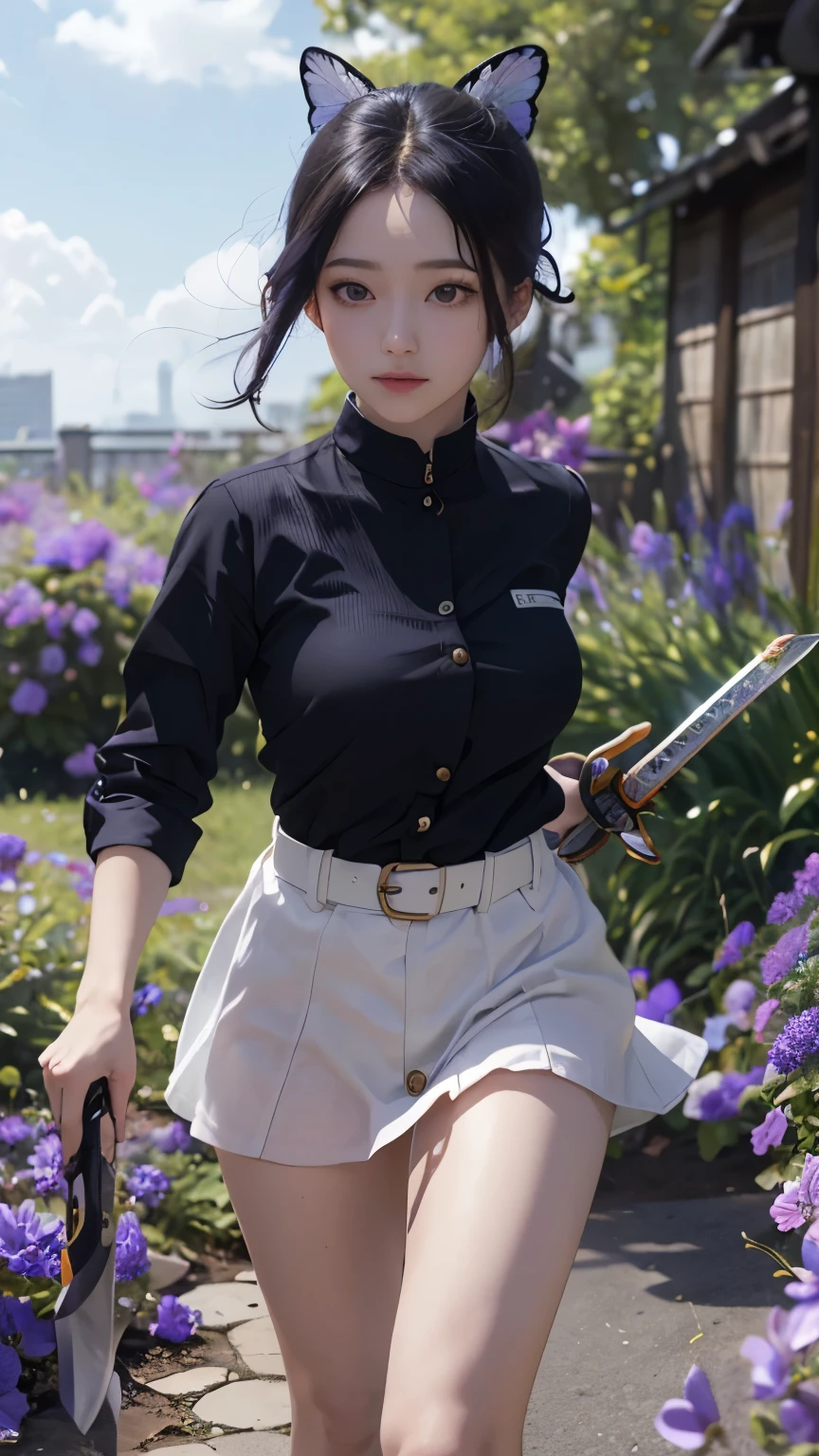 (NSFW), 1womanl, Solo, 24 year old, 7headed body, (cute face), (Ideal ratio body proportions), Classroom, shool uniform, Sweatshirt, a miniskirt, heavy wind, The skirt flips up in the wind, white panties, panties focus, long , Sexy body, Wet, Smiling smile, short-hair, Dark hair, small tits, A slender, Small buttocks, beauty legs, Skinny Legs, surrealism, Cinematic lighting, depth of fields, One-person viewpoint, F/1.8, 135 mm, nffsw, masutepiece, ccurate, ((Anatomically correct)), Textured skin, Super Detail, high details, High quality, awardwinning, Best Quality, hight resolution, 8K