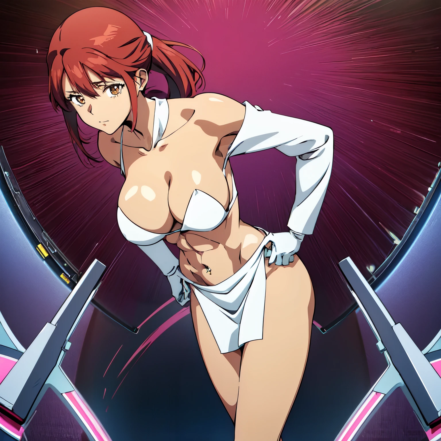 zero two anime, beautiful, cute, anime girls, vivid colors, high definition, ultra-detailed, 4K, realistic shaders, curly ponytails, white lab coats, red aprons, blank expression, hands on hips, impressive figure, slim waist, large breasts, tall, facing viewer, background: laboratory setting, scientific equipment, sterile environment.
zero two anime, stunning, captivating, anime characters, incredible detail, best quality, ultra high resolution, 8K, breathtaking backgrounds, long flowing ponytails, yellow uniforms with black accents, intense focus, leaning forward, toned arms, tight abs, belly button piercing, close-