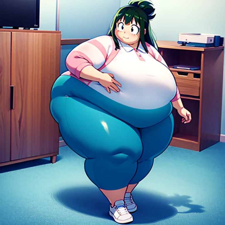 Ssbbw solo extremely morbidly obese Inko Midoriya full body alone
