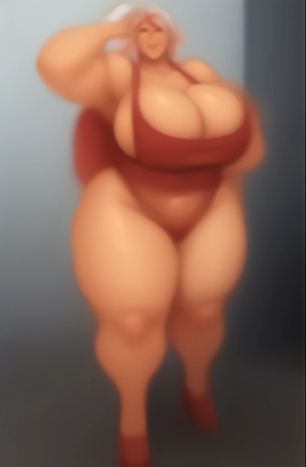 grosse poitrine, cheveux longs, cheveux vivants, , seul,, Muscular girl, Grande femelle, sourire, full body, vest, berserker, warrior, revealing cloths, (1girll), huge tit, Breasts, Conque, Moisturizes skin, ,trpical garden , black and green cheongsa, realistic illumination,top Quority,8K, masterpiece, Muscular female, Muscular, 10 Abs, Elaborate CG artwork, (best qualtiy, exquisite detailing, absolute masterpiece), (Head to Toe Image)), ((Full body image)),(plus size model)), (((mahogany colored dark skin))), ((Short bob cut,Blunt bangs)), (Beautiful mahogany black skin with open legs、One woman in white swimsuit and high heels), (((Light silver hair))), Detailed beautiful mature face, very detailed beautiful face and eyes, (detailed seductive and sharp eyes), (black shiny purple lips)), (black Eye Shadow), blush, (sadistic seductive smile), (Curvaceous), ( unbelievably huge curvaceous hips), (very huge sensual ass), (ridiculously massive thick thighs), (sweaty skin), (elf ears),(wet oily skin), Fingernail Art, Jewelry, Bracelet, hoop earrings. Tongue out:1.6, long tongue:1.5