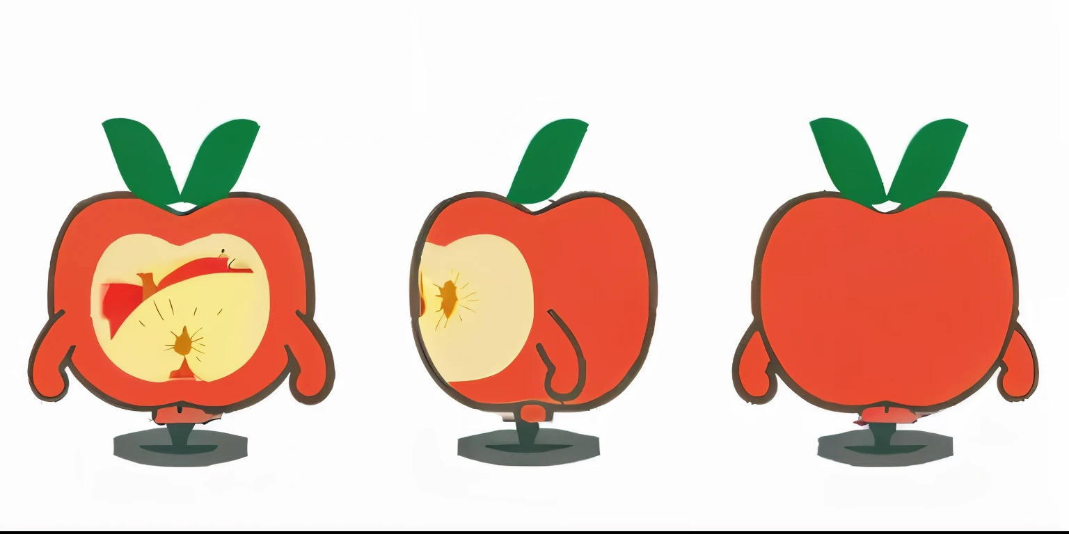 Cartoon IP image optimization of cherry fruit