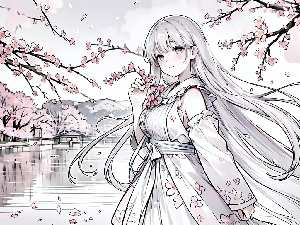 "(best quality,4k,8k,highres,masterpiece:1.2),ultra-detailed,(realistic,photorealistic,photo-realistic:1.37),anime,sketch-like,storytelling,beautiful cherry blossoms,falling petals,calm riverbank,walking under a cherry blossom alley,new student,tranquil atmosphere,nostalgic,soft colors,gentle lighting"