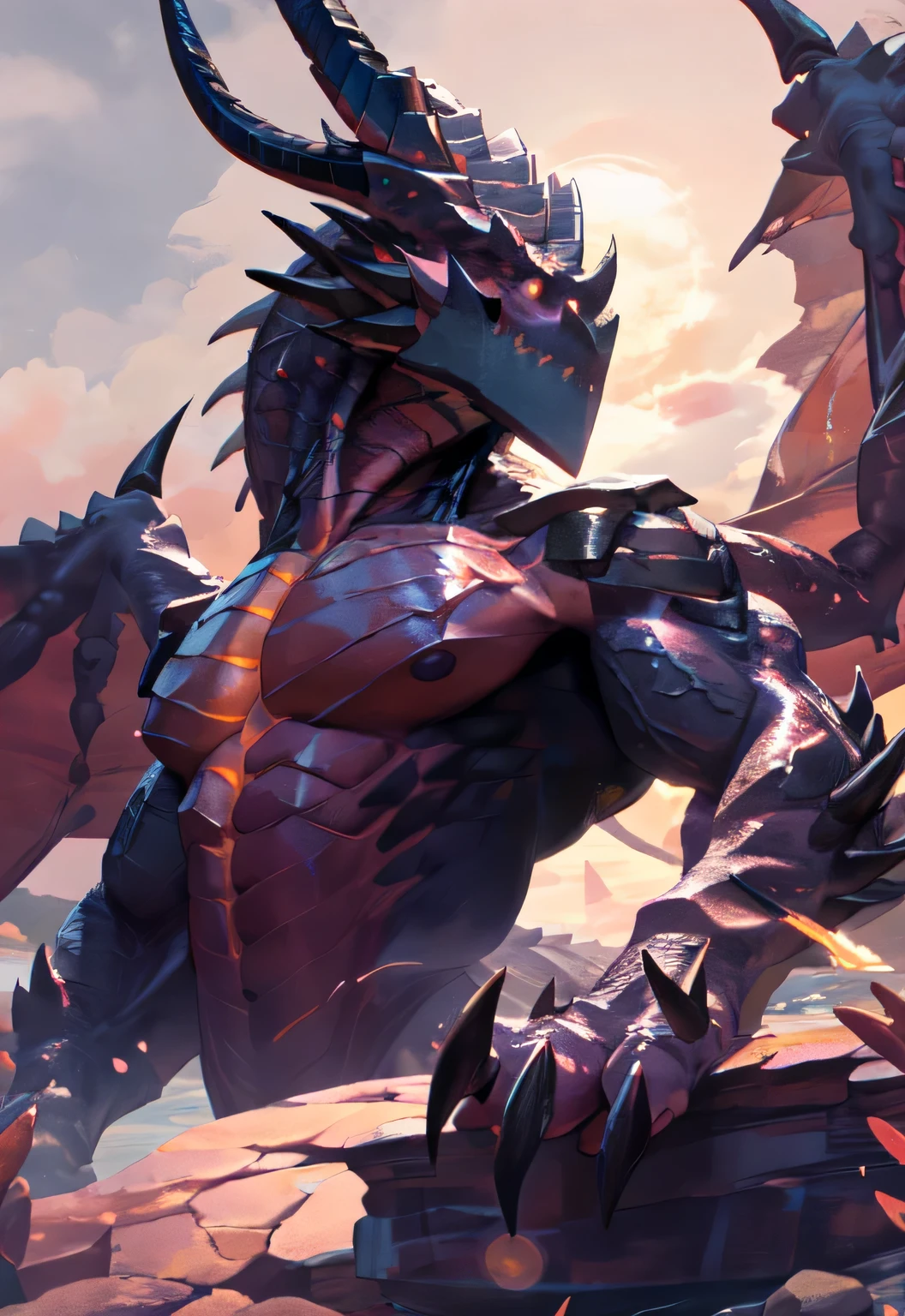 dragon,alone,paw,teeth,crawler,chest muscles, peak, teethAdult,alone,dragon tail,sit down,meditate,4K,best quality,HD,whole body,paw,naked,looking at the audience,chest muscles, pink nipples, Six-pack abs,biceps,pride,soft shadow,majestic,Detailed face,HD eyes,keen vision,eyes sparkling,Gorgeous,brave,confident smile,Strong,Mature,wilderness,ruins,river,Blue sky and white clouds,The sun shines,With wings,With wings
