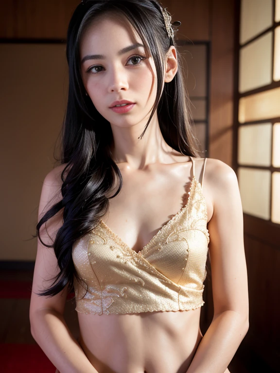 Best Quality, High Definition, Wuxia,1girl, Chinese classical dress, super pretty face, super beautiful eyes, super beautiful hair, beautiful detailed eyes, (gorgeous), (()),, (perfect body: 1.1), sexy belly, (very detailed CG8k wallpaper), (very delicate and beautiful), (masterpiece), (best quality: 1.0), (ultra HD: 1.0), realistic shadows, detailed skin, super detailed, (beautiful long hair), thin collarbone, Soft navel