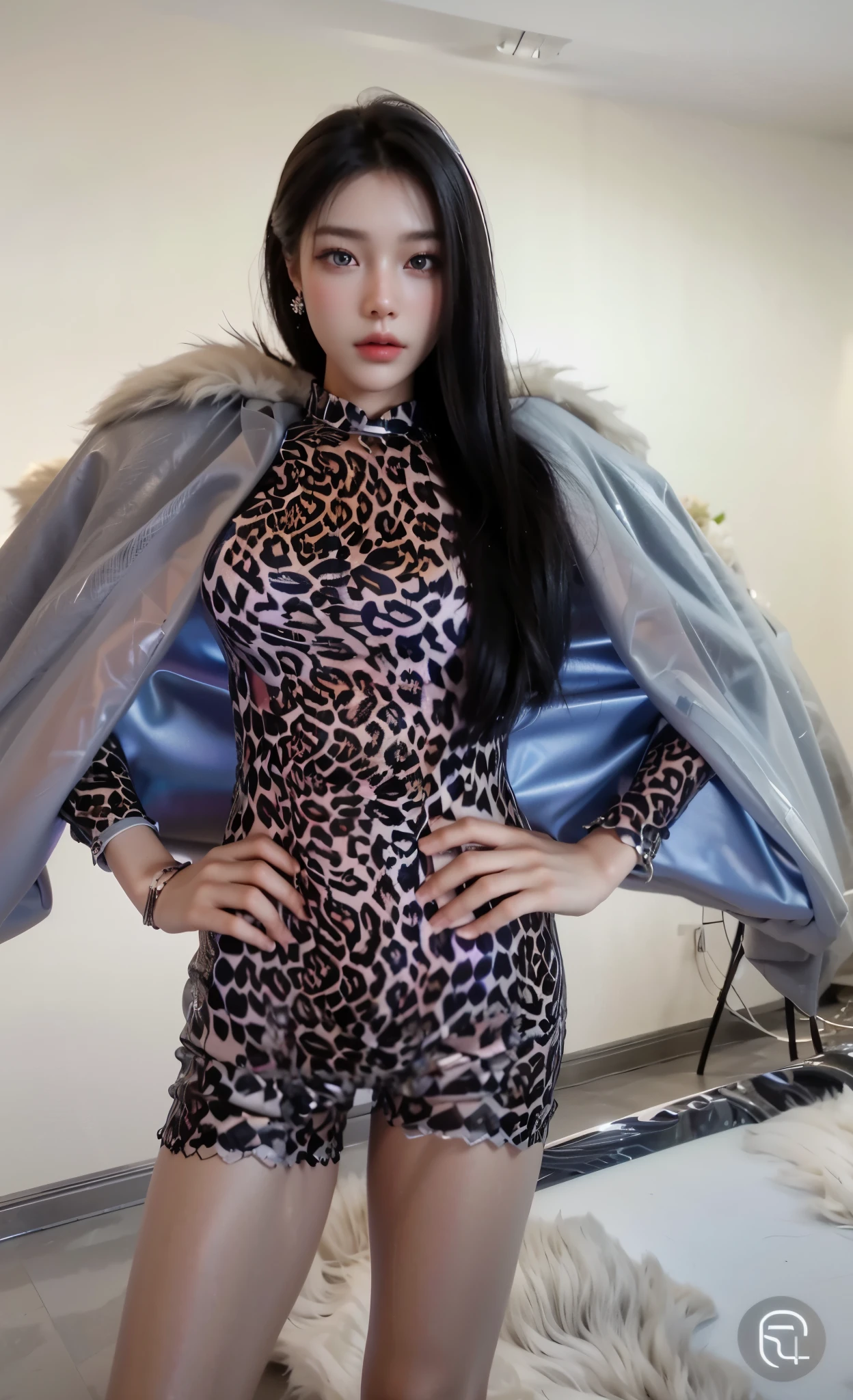 Game art，Best image quality，Highest resolution，8K，(A half-length photo)，(portrait)，(Head close-up)，(rule of thirds)，Unreal Engine 5 rendering works，20 year old girl，((Queen))，Eyes are very detailed，(big breasts)，Elegant and noble，cinema lights，Ray tracing，Game CG，((3D Unreal Engine))，OC rendering reflection pattern，4K，Ultra-clear，translucent lace，Fair and plump figure，pretty face，gloss gel coat，身着华贵礼服的Queen，Necklace jewelry，dark blue pupils(Like the eyes of the starry sky)，Fingers neat
