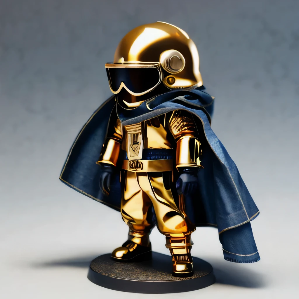 Brilliant Gold Diamond Maya Star（（Rosewood））Copper weapons, Burlap Cloak  Hood Platinum Silk Cyberpunk Light Crossbow Space Station 1:90 miniature models, illustration, Side view, (Side view), Wear gold-rimmed reflective sunglasses, Carrying future weapons, very happy, Side view, whole body, 3d, (Black and white checkered glasses) octane rendering, perfect appearance, Collagen protein（（（denim）））