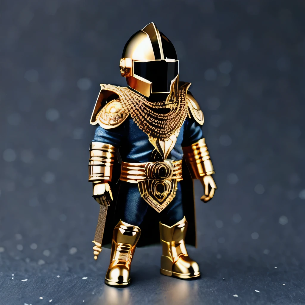 Brilliant Gold Diamond Maya Star（（Rosewood））Copper weapons, Burlap Cloak Mummy Hood Platinum Silk Cyberpunk Light Crossbow Space Station 1:90 miniature models, illustration, Side view, (Side view), Wear gold-rimmed reflective sunglasses, Carrying future weapons, very happy, Side view, whole body, 3d, (Black and white checkered glasses) octane rendering, perfect appearance, Collagen protein（（（denim）））