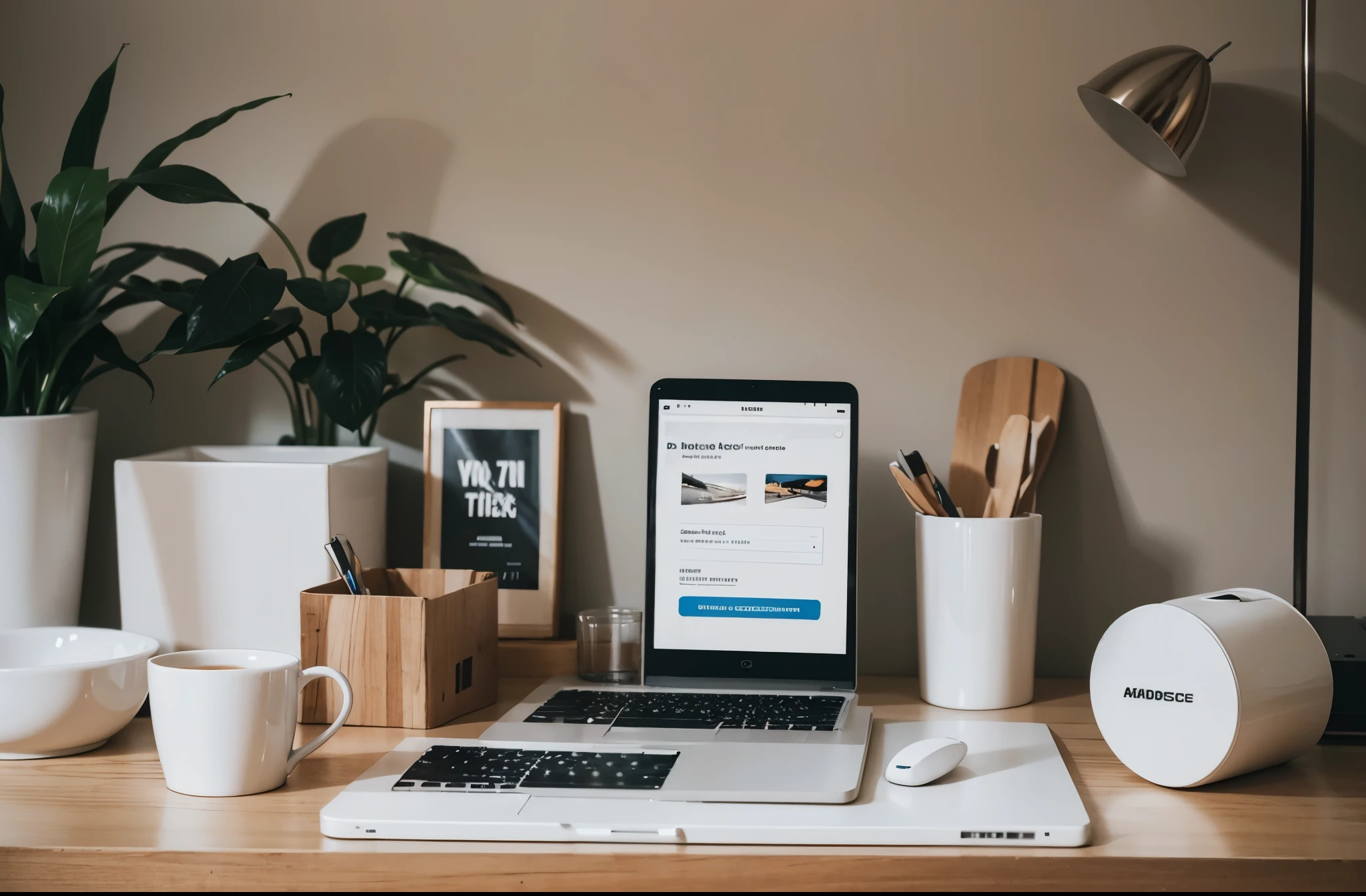 product listing for website