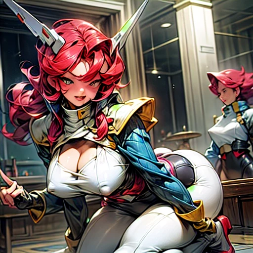 (Mobile Fighter G Gundam、gundam、Shining Finger)、gundamファイト、camel toe、huge tit、Nipple Puffs、cleavage、Plump、Super big breasts、super big butt、battle、survival、sexy、sexyポーズ、lure