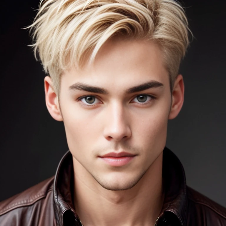 perfect jew man, short hairstyles light hair focus on character's face