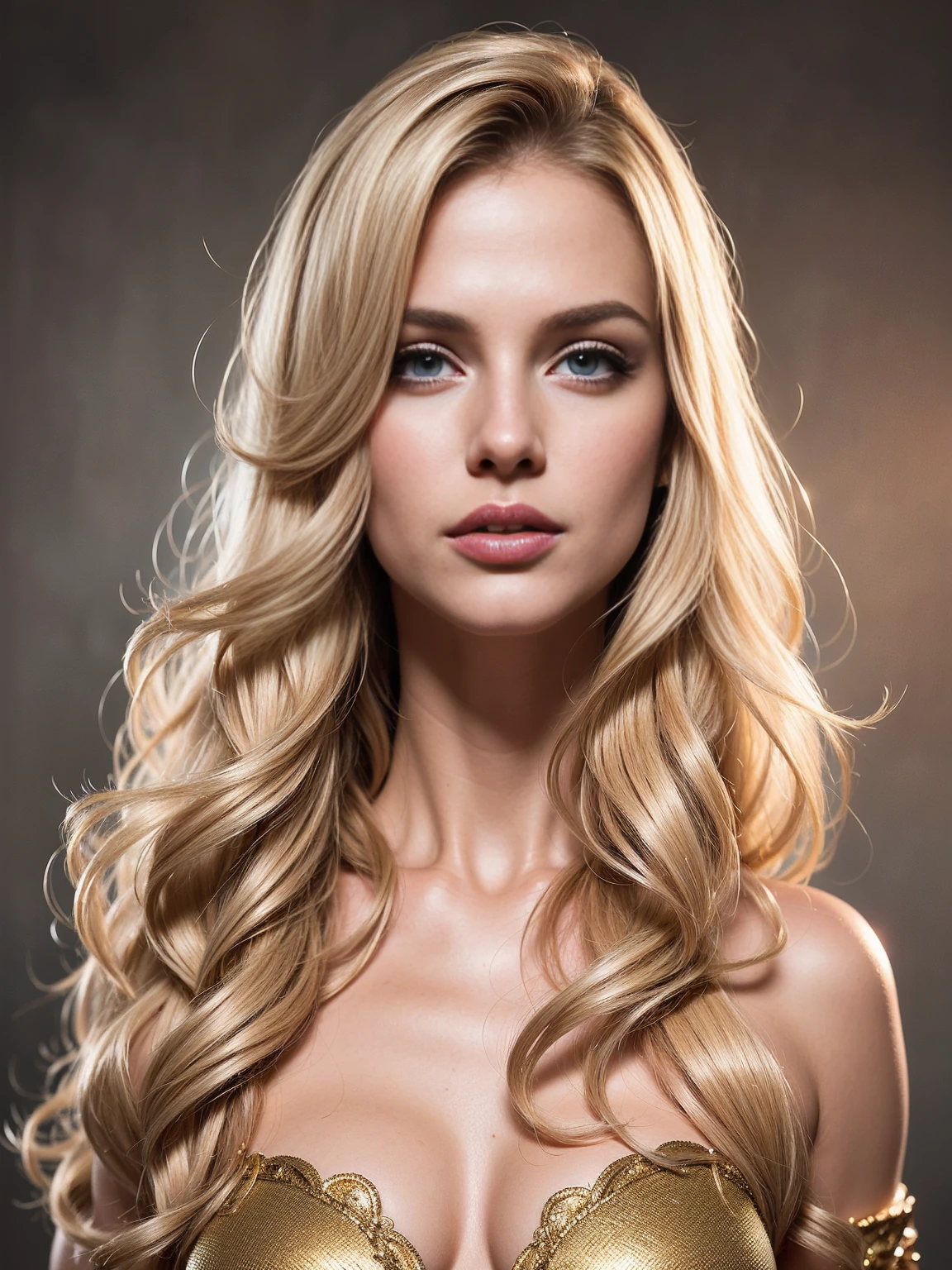 (high quality, ultra detailed, detailed), (HDR,UHD,studio lighting), (beautiful detailed eyes, beautiful detailed lips, long eyelashes), (beautiful face, professional), blonde hair, sexy pose, glamorous look, (fierce, confident, alluring) expression, perfect complexion, fit physique, stylish, men magazine model, (Full body shot, art photography), (vibrant colors, warm tones), (diffused light, backlighting)