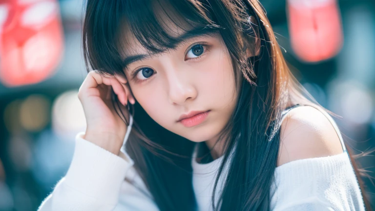(8k, best quality, masterpiece, ultra highres, ultra-detailed:1.2) , Photo of Pretty Japanese girl
, (18 years old:1.1), Japanese idol Original checkpoint below、Omitted for LoRA...