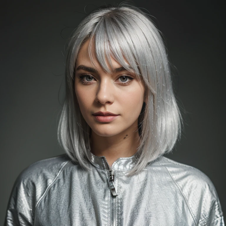 Silver hair 