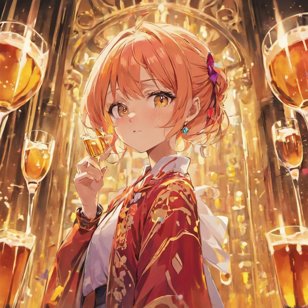 liquor glasses woman