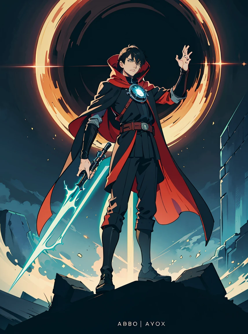 “In a spellbinding anime sequence, a 25-year-old man stands amidst a cosmic encounter, his presence commanding attention against the backdrop of a Sith temple. His gaze penetrates the darkness with eyes reminiscent of Sith lords from the Star Wars saga, exuding an aura of dark power and enigma. The intensity of his stare emanates a malevolent red glow, captivating viewers with its sinister allure and hinting at a deeper connection to the dark side.

The scene unfolds within the eerie ambiance of the Sith temple, where towering spires and ominous shadows dominate the surroundings. Ancient symbols adorn the walls, whispering tales of secrecy and dark rituals, adding layers of mystery to the setting. Tension fills the air, as if the very atmosphere crackles with forbidden energy, setting the stage for a confrontation of cosmic proportions.

Despite the encroaching darkness, the man’s expression remains steadfast, exuding unwavering confidence and determination. His stance is resolute, a testament to his unyielding allegiance to the dark side of the Force. Inspired by the visionary styles of Tetsuya Nomura, Hideaki Anno, and Satoshi Kon, this scene captivates with its blend of mystique, intrigue, and foreboding power, drawing viewers into a world where the line between light and darkness blurs.”

{The camera is positioned very close to him, capturing his commanding presence amidst the cosmic encounter, with the Sith temple looming ominously in the background.} | He is adopting a dynamic_pose as he stands amidst the cosmic encounter, his stance exuding confidence and determination, ((dynamic_pose):1.3), ((perfect_pose)), ((perfect_pose):1.5), (((full body image))), ((perfect_fingers, perfect_hands)) better_handore Detail))”.