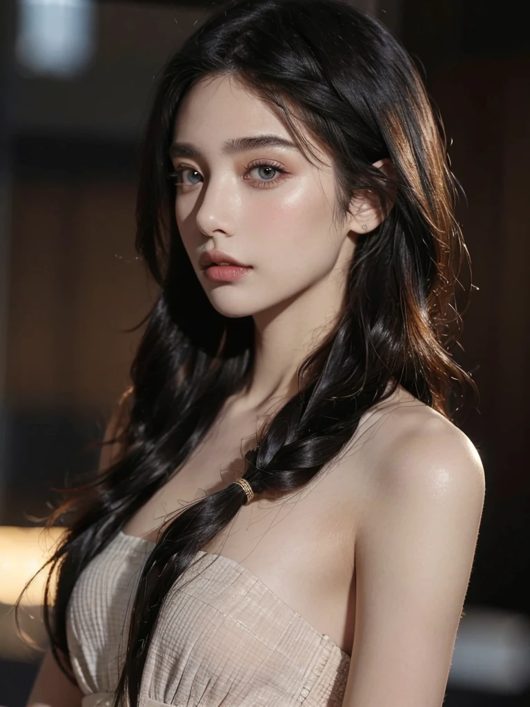 Create and express the best shining composition of the person in a realistic way。((masterpiece))、(((top-quality)))、((ultra-detailliert))、(A hyper-realistic)、(highly detailed CGillustration)、(extremely delicate and beautiful)、Girl a masterpiece、top-quality、Realistic skin feeling、Realistic fabric、We will introduce a realist illustration focusing on the center front of girls with realistic and ultra-detailed eyes.。This is the absolute rule, and the following sentence expresses the image quality。 The greatest painter in human history meets an unparalleled beauty、It is the greatest masterpiece in the history of the Inuiku Ichigo, which depicts the most beautiful figure of a lifetime.。 Create stunning anime artwork that is currently trending on seaStation、Introducing exquisite beauty and seductive aesthetics。
INFO