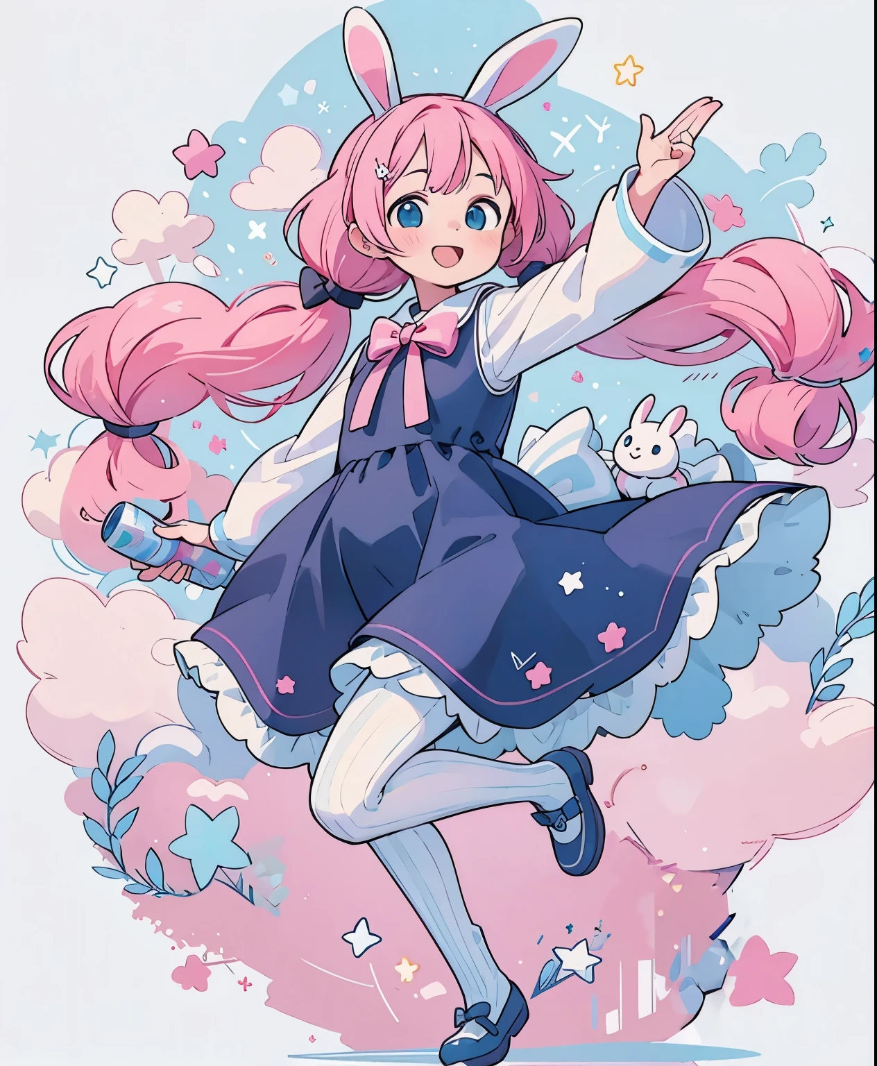 pink clouds