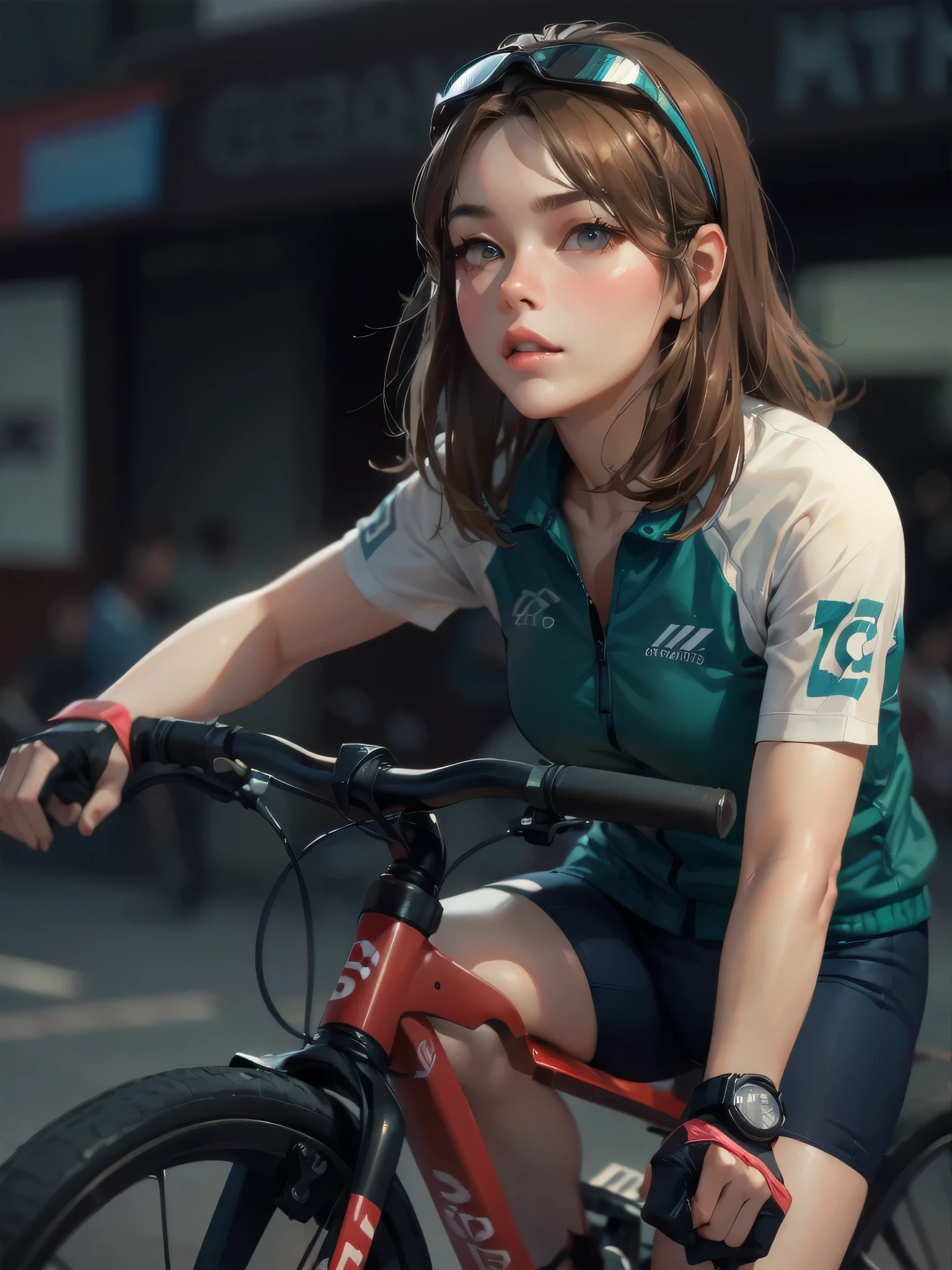 high quality,HD,16k,sharp lines,1 girl,Female pingpong athlete ,cute face, large breasts, nice legs,At the pingpong venue,focus girl,detailed beautiful face,detailed clothes,beautiful eyes,cool,dynamic angle