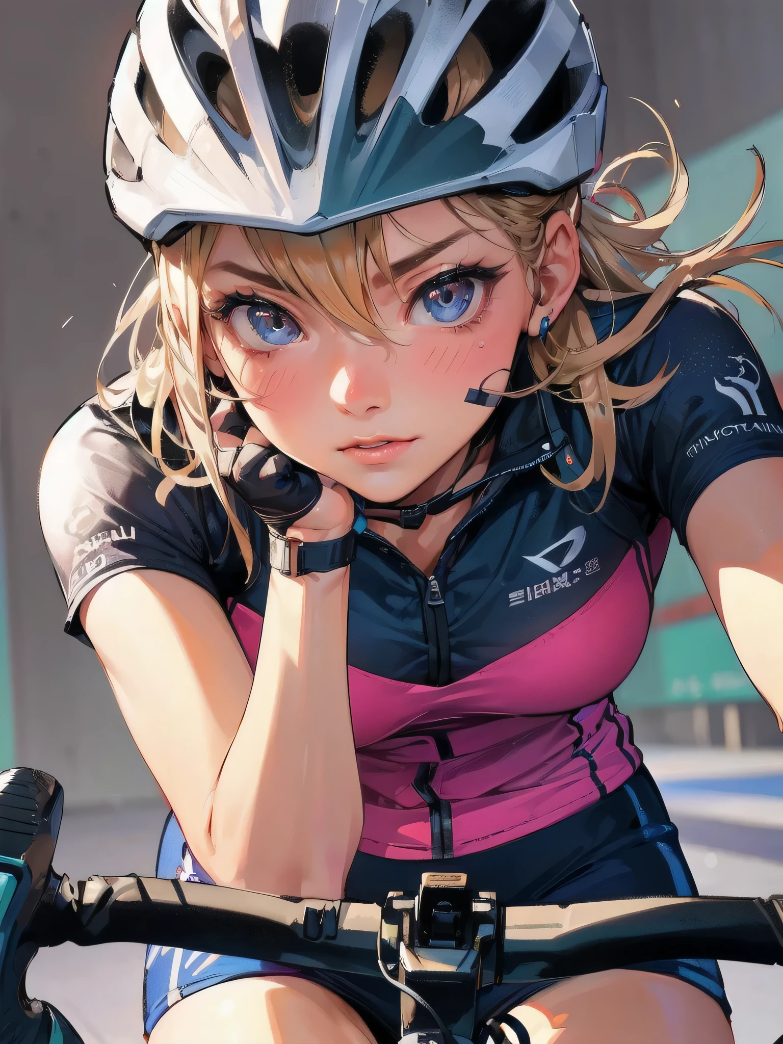 high quality,HD,16k,sharp lines,1 girl,Female pingpong athlete ,cute face, large breasts, nice legs,At the pingpong venue,focus girl,detailed beautiful face,detailed clothes,beautiful eyes,cool,dynamic angle