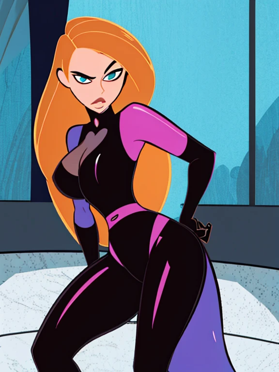 Beautiful, masterpiece, Best quality, very detailed face, moonlight, young woman, perfect body, seductive, pomade, I look at the viewer, wide hips, Medium breasts, blonde,Long flowing hair, lip shape:ruby, (Body shape:Scales, ), see-through peignoir,Black peignoir, young woman horny, full length, lying on the side, Sexy, Bedroom.