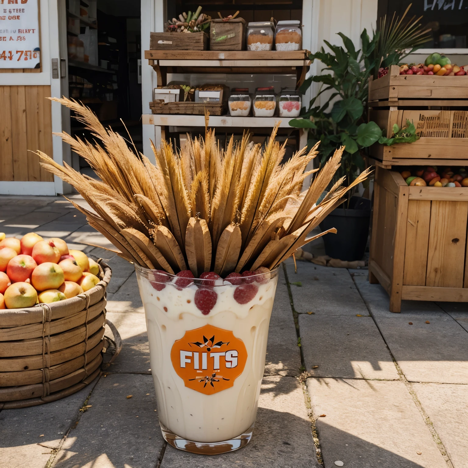flyers for fruit milk business 