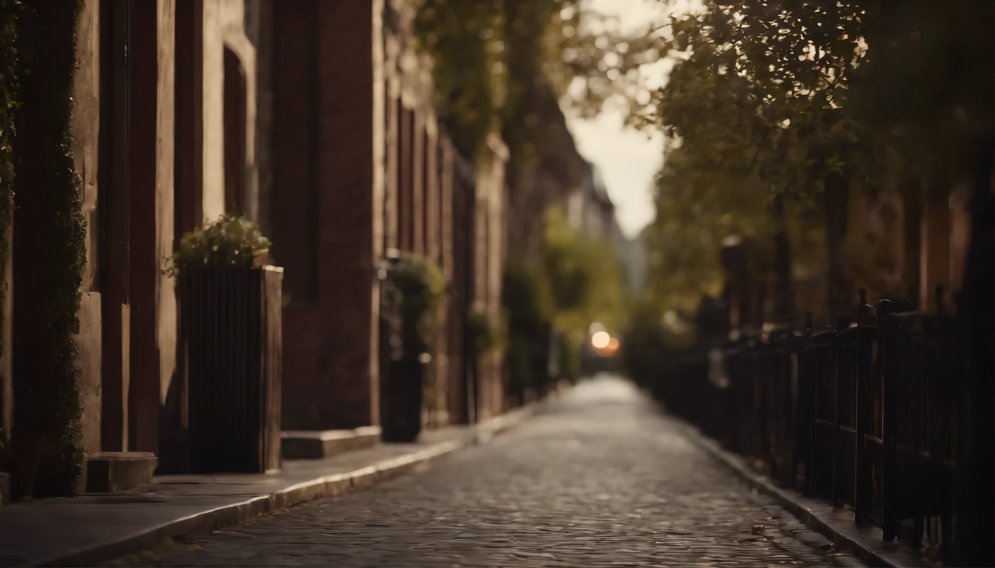 residential street、sidewalk