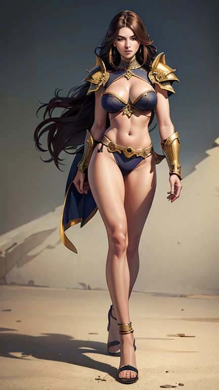 (8K, Best Quality: 1.2), (Masterpiece: 1.37), (Photo, Realism: 1.37), (Ultra High Resolution), Full Body Shot, Perfect Female Body, RAW Picture, 8K, Ultra Detailed, Walking Pose, Shot from the Front, Slow Motion, 21-Year-Old Female Paladin (Perfect Face, Perfect Beauty, Richly Decorated Armor, Big Breasts, Thin Waist, Long Legs, roman sandals Standing), (Highest Quality, Concept Art, 4k), (simulation: 1.2), (high sharpness), Masterpiece, best quality, (highly detailed photo: 1.1), realistic photography