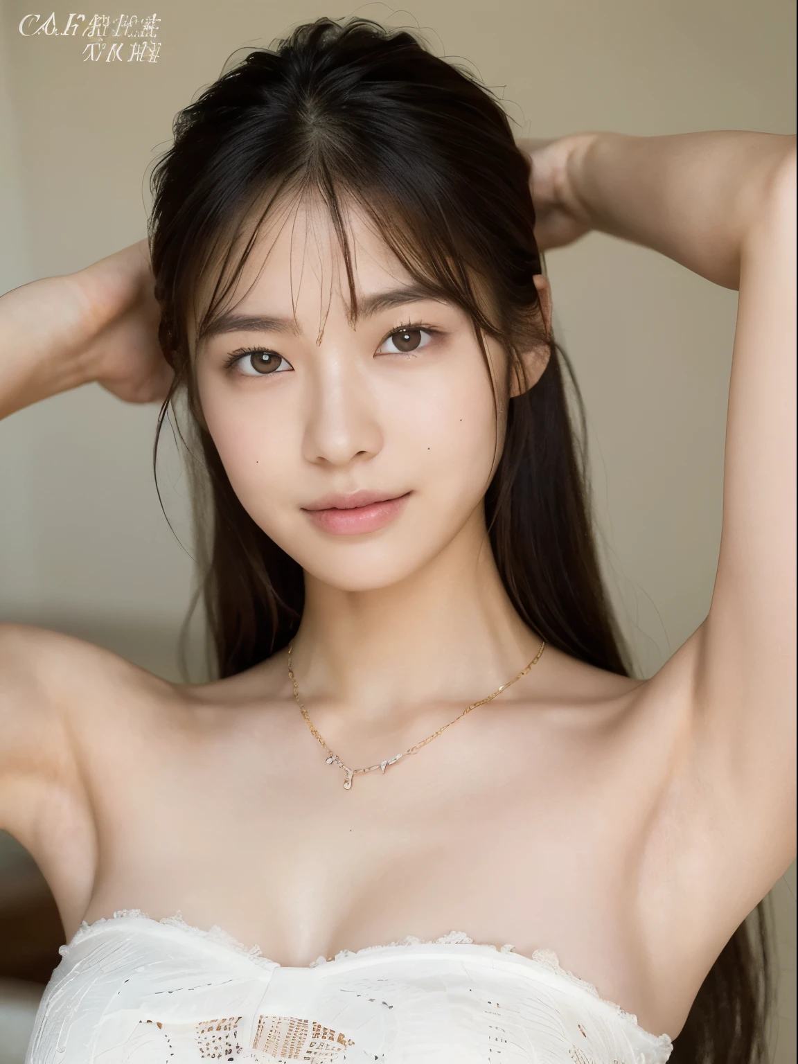 nsfw,18 year old girl with perfect face and big breasts, Cafe, arm behind head, smile, Cute One Piece Dresses, slim and slender physique. The skin has dense and highly detailed eyes (1.1 emphasize), Highly detailed skin texture (1.1 emphasize). thin necklace, model photo style, realistic,
The skin texture is the actual human skin texture, fine skin pores, intricate details, eyes are very fine,