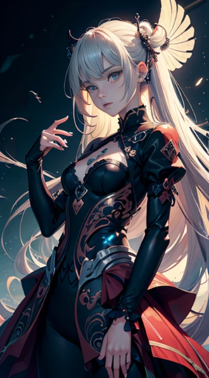 official art,unity 8k wallpaper,super detailed,Cosmetology and aestheticaster piece,best quality,(tangleた,datura,tangle,tangled),(fractal art:1.3),1 girl,very detailed,dynamic angle,cowboy shot,the most beautiful form of chaos,elegant,beastly design,Bright colors,𝓡𝓸𝓶𝓪𝓷𝓽𝓲𝓬,James Jean,Robbie Devi Antono,Ross Tran,francis bacon,Michael Mraz,Adrian's genius,Petra Cortright,Gerhard Richter,takato yamamoto,ashley wood,in the atmosphere,Ecstasy Notes,Streaming notes are displayed,