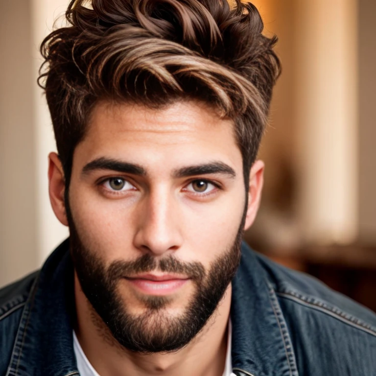 a perfect jewish man, focus on the face