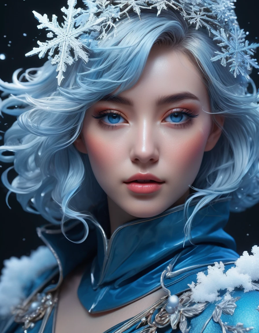Nebula Girl, Multiverse, Color Hybrid, Line Detailed, Incredible, Super Detail, Extremely Detailed, (High Contrast: 1.11), Wind, Amazing, Beautiful Detail Eyes, Messy Hair, (Best Light, Extremely Delicate and Beautiful), ((Movie Light)), (Side View: 1.3), 8K, Masterpiece, Best Quality, Movie Stills, 1Girl, Floating in the Sky, Interlaced Clouds, Clouds, (Close-up: 1.1), bright, happy, funny, soft lighting, (Bauhaus, shapes, lines, abstraction: 1.1) official art, Unity 8k wallpaper, ultra detail, beautiful and beautiful, masterpiece, best quality, (dynamic angle: 1.4), romantic depth of field exotic_dance, PerfectNwsjMajic, (masterpiece, top quality, best quality, official art, Beauty and Aesthetics: 1.2), Extreme Detail, Colorful, Highest Detail, Snowy Landscape, Snowflakes, Ice-Blue Castle, Lich, Dark Robes, Glowing Eyes, Snowdrifts, Trees, Dramatic and eerie atmosphere, Snowy Landscape, Snowflakes, ice-blue castle ,lich,dark robes , glowing eyes,snowdrifts, trees,dramatic and eerie atmosphere, stephen lau and artgerm, as seen on artgerm, artgerm julie bell beeple, stanley artgerm lau, artgerm and ben lo, portrait , artgerm on artstation pixiv, posing for photoshoot, beautiful sexy and beautiful and attractive