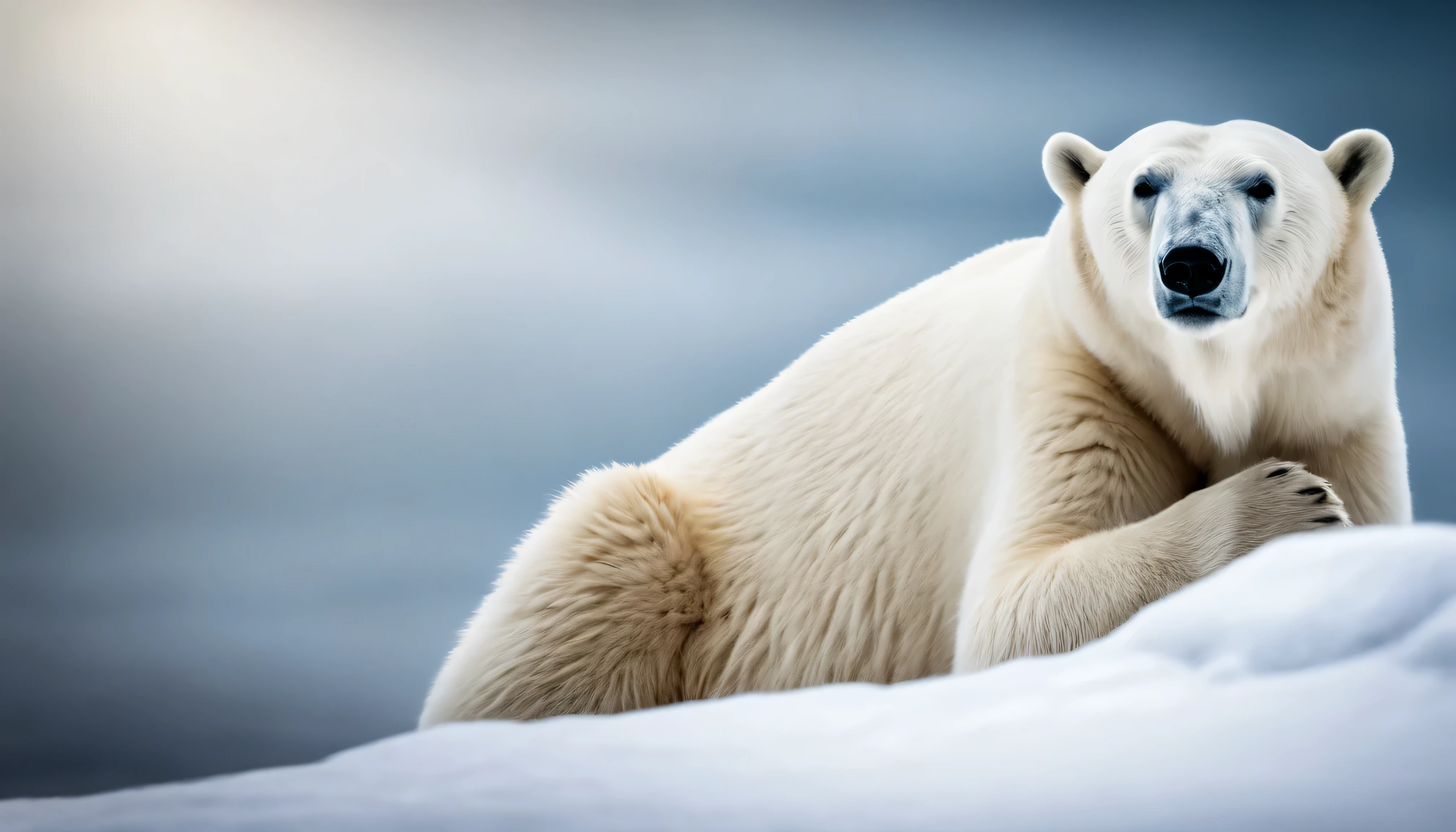 a single polar bear, best image, sharp focus, highly detailed, brandless, no one, no brand, no words,