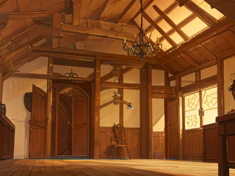 The dim,Quality,oud,living room,a house,wooden