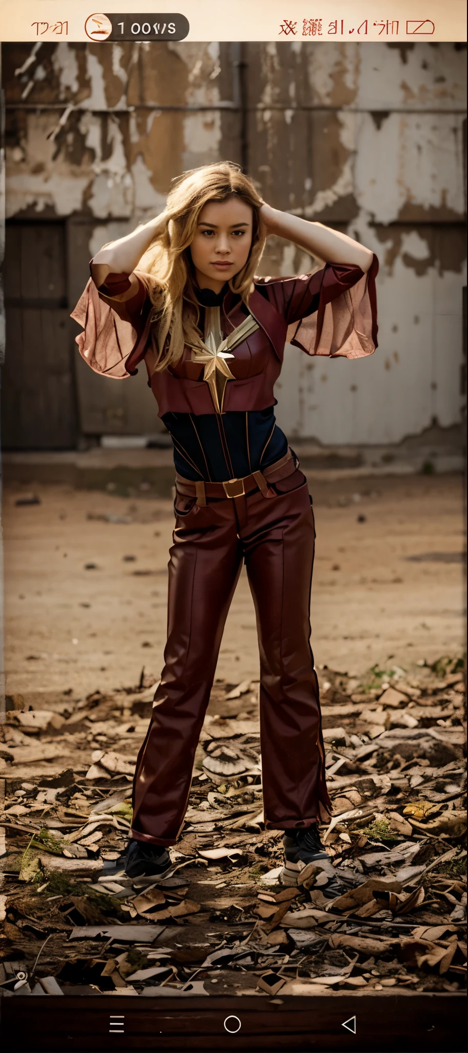 Captain marvel suit